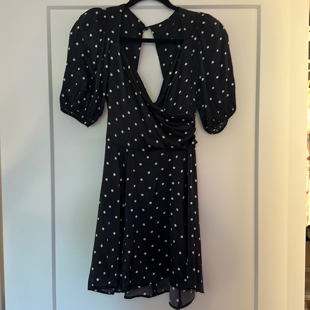Reformation SZ0 silk mini dress